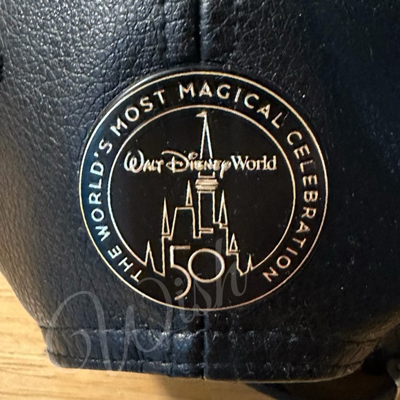 Disney Parks 50th Anniversary Faux Leather Hat - NWT